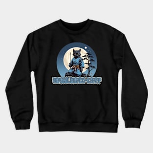 Samurai Cat Crewneck Sweatshirt